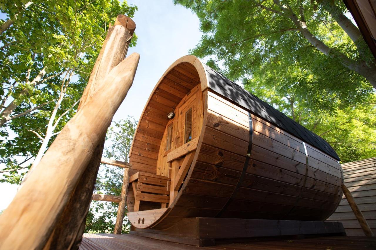 Boomhuis Met Optioneel Wellness - Vakantiepark De Schreiershoek Dokkum Dış mekan fotoğraf