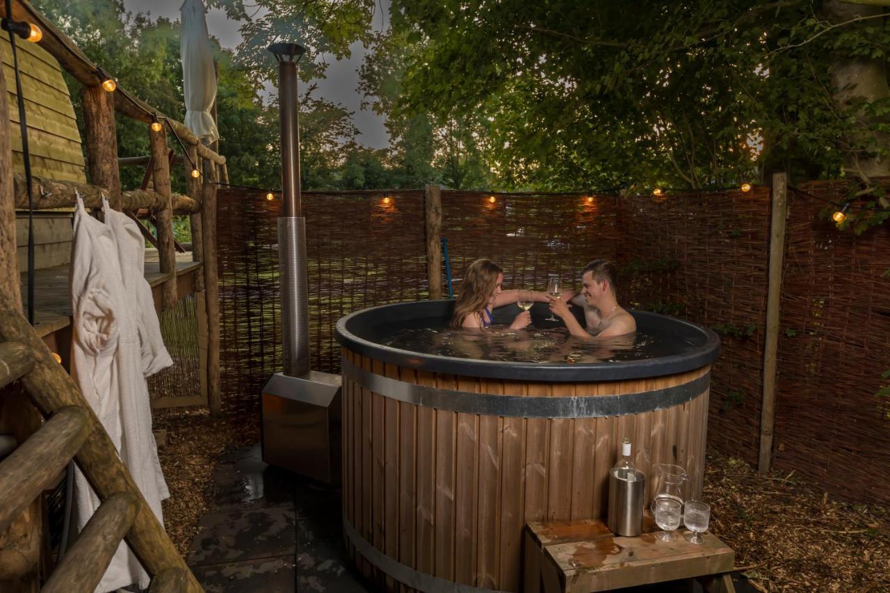 Boomhuis Met Optioneel Wellness - Vakantiepark De Schreiershoek Dokkum Dış mekan fotoğraf