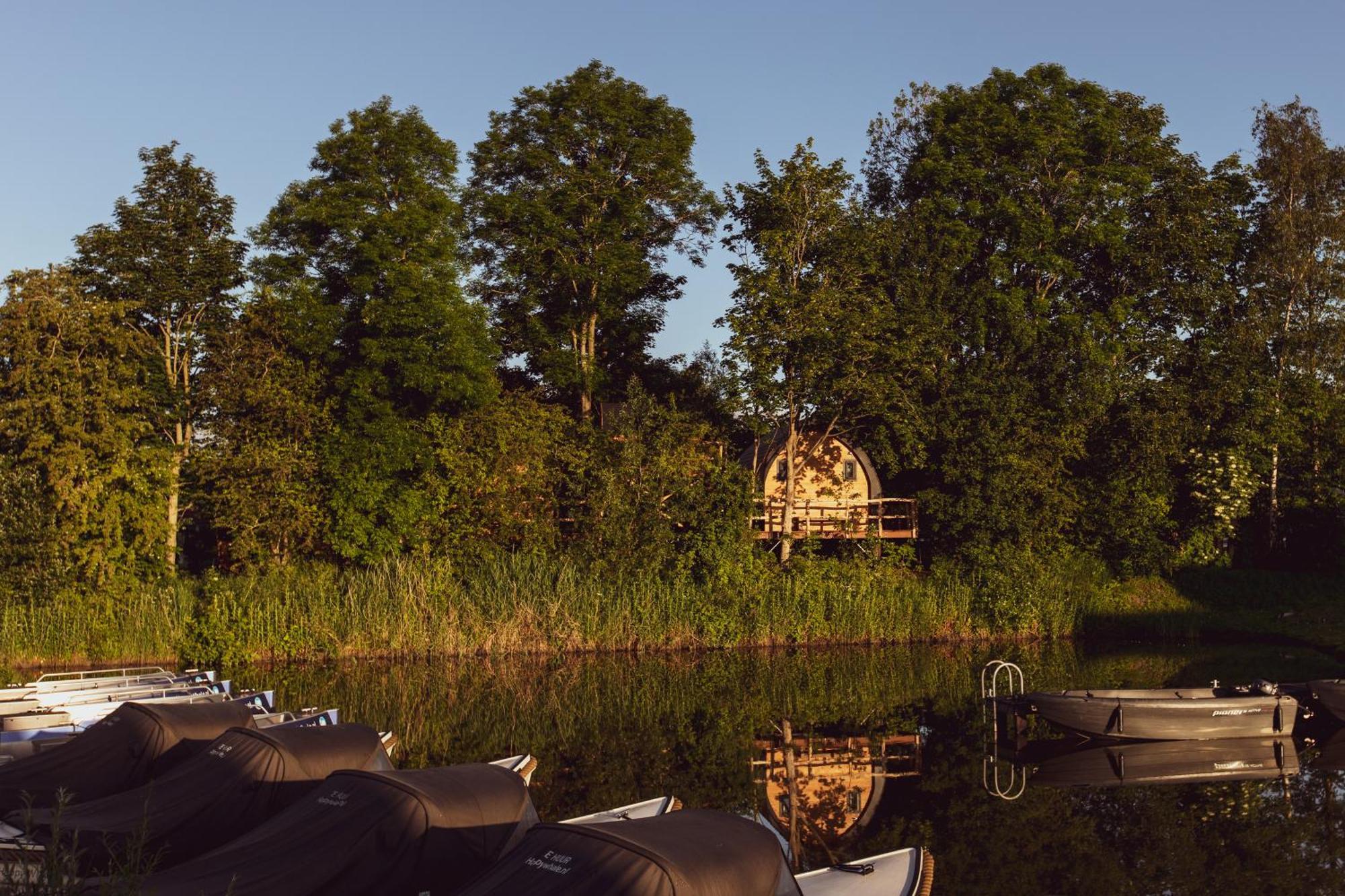 Boomhuis Met Optioneel Wellness - Vakantiepark De Schreiershoek Dokkum Dış mekan fotoğraf